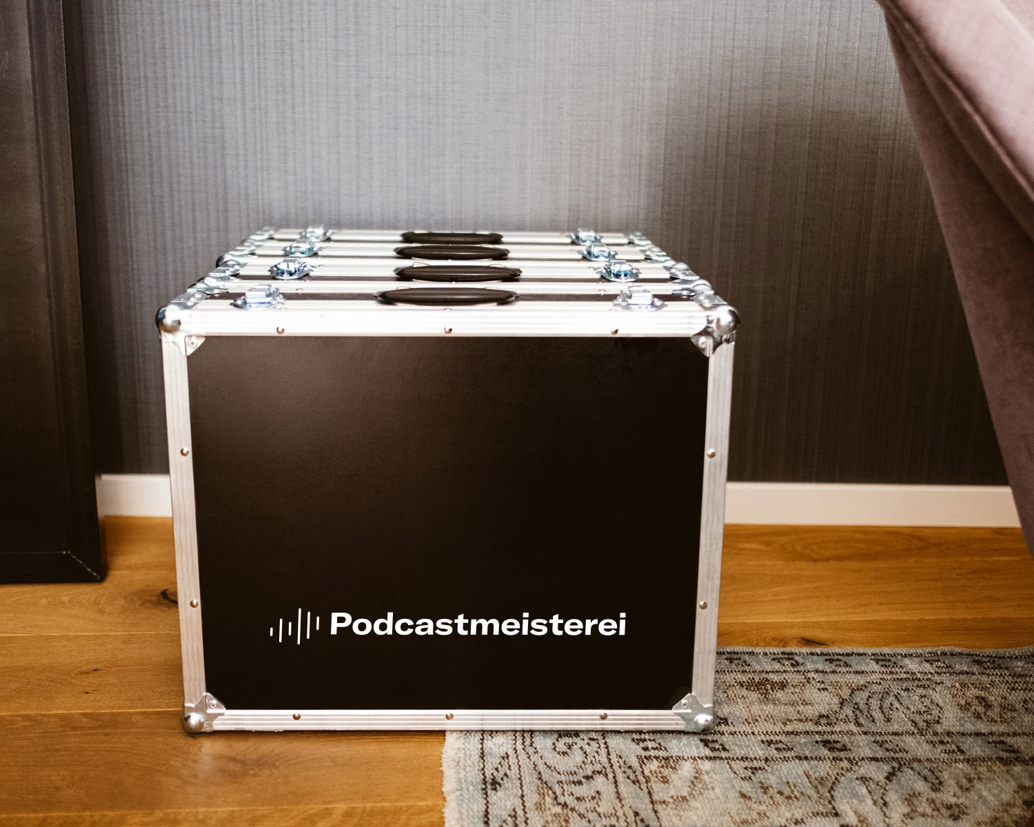 Podcast-Produktion Koffer